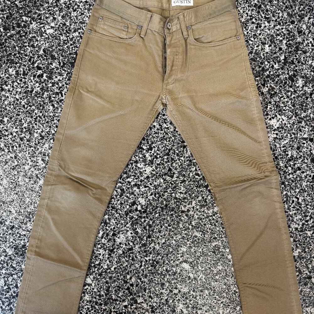 Gustin Twill Selvedge Jeans Men's 32 x 30 Inseam - Picture 2 of 5